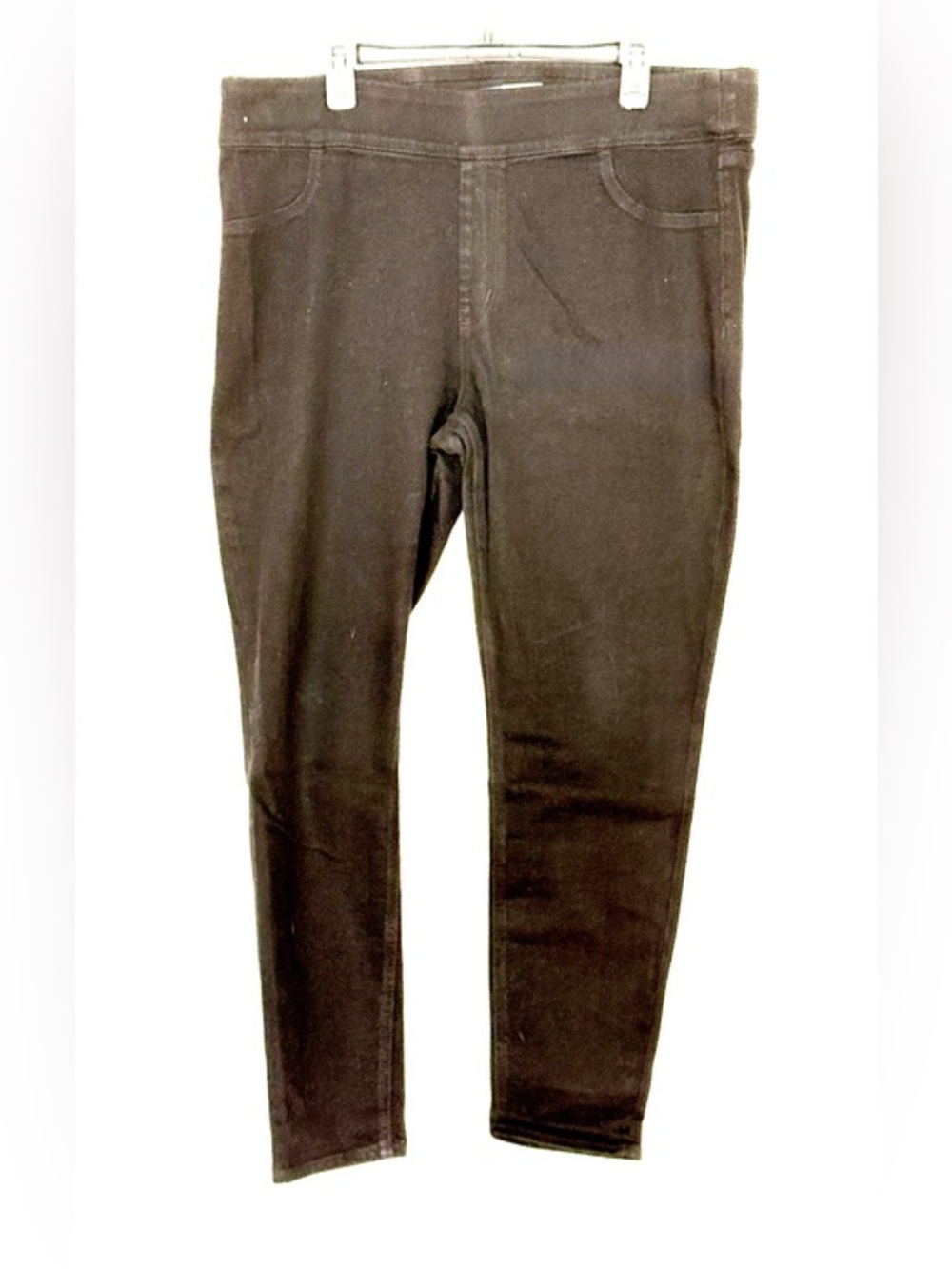 Old Navy WOW Black Pull-On Jeggings-Jeans Adjustable Waist Plus Stretch 18